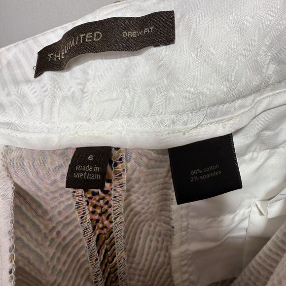 The Limited Drew Fit Ankle Pants Women’s Size 6 Herringbone Stretch - Picture 3 of 5